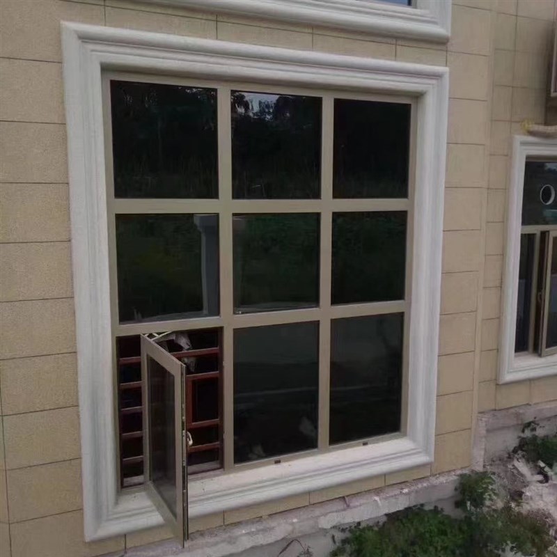 欧式罗马柱窗套模具窗套线 线条窗台模具窗子窗边窗框一整套窗户