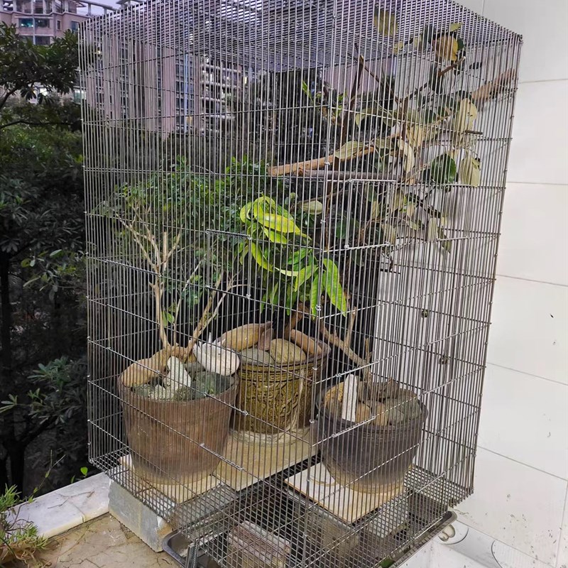 304不锈钢鸟笼网片 加粗焊接网客制化 防锈宠物笼网片