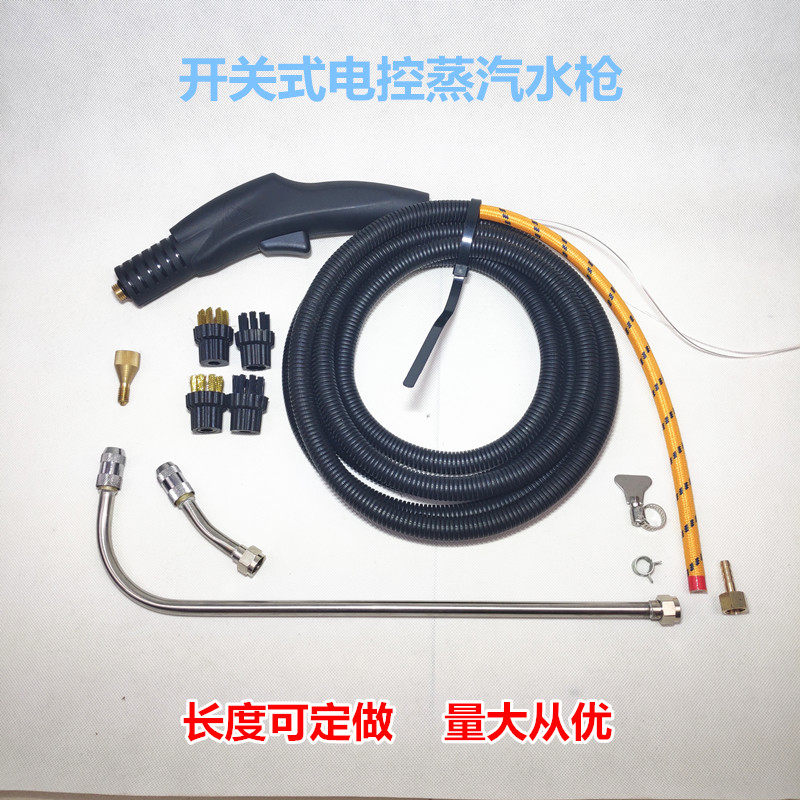 蒸汽清洗枪家电清洗机耐高温高压蒸汽枪油烟清洗机枪配件电控枪
