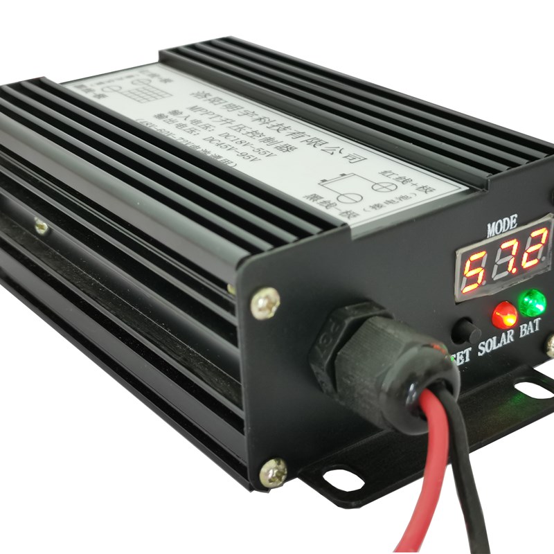 350W太阳能升压控制器MPPT光伏充电全自动48v60v72v电动车通用