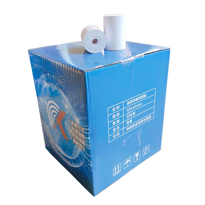 收银纸57x40热敏纸超市收款打印收银纸外卖57x38mm打印纸po机58