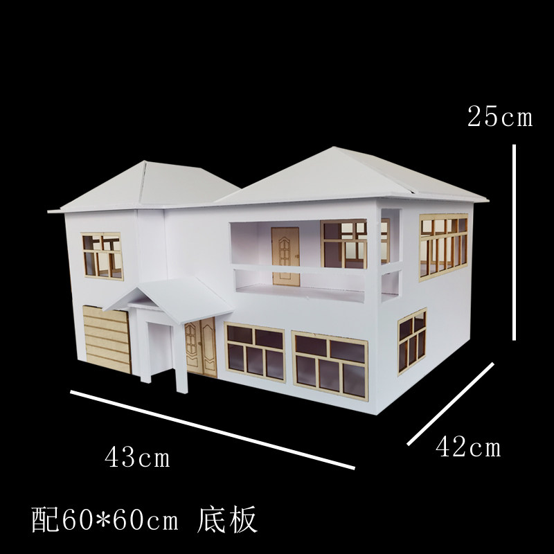 手工制作环艺设计雪弗板别墅建筑PVC发泡板大学模型沙盘材料板材