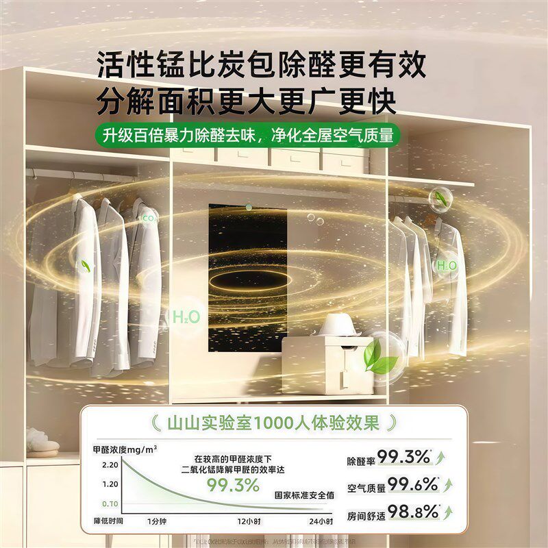 活性锰甲醛分解片除醛除味新房炭包家用装修吸甲醛清除剂新车去味