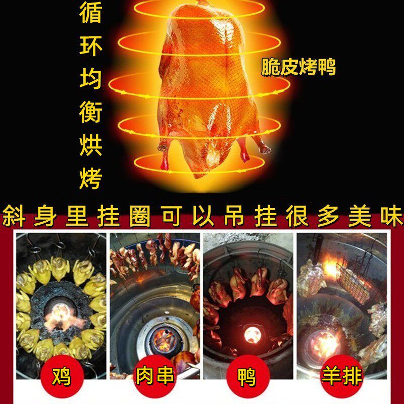 烤鸭炉斜身三层烧鹅烤鸡烧腊吊炉烤炉炉身烧鸭劲恒炉子世厨炉配件