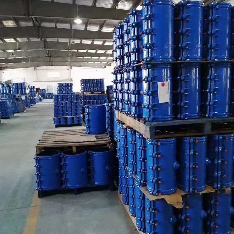 哈夫节抢修接球墨铸铁抱箍PE PVC管道抢修水管堵漏器快速接头优质