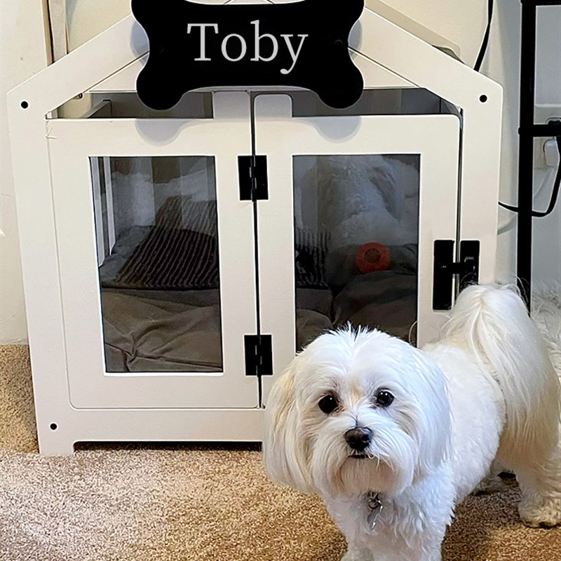 伍伍德狗屋屋实木狗屋大狗金毛猎犬豪华可拆卸和可清洗的狗屋室内