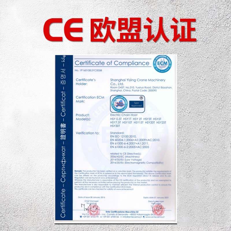 沪工环链电动葫芦1/2/3/5吨6米链条式提升机起重吊机行车葫芦380v