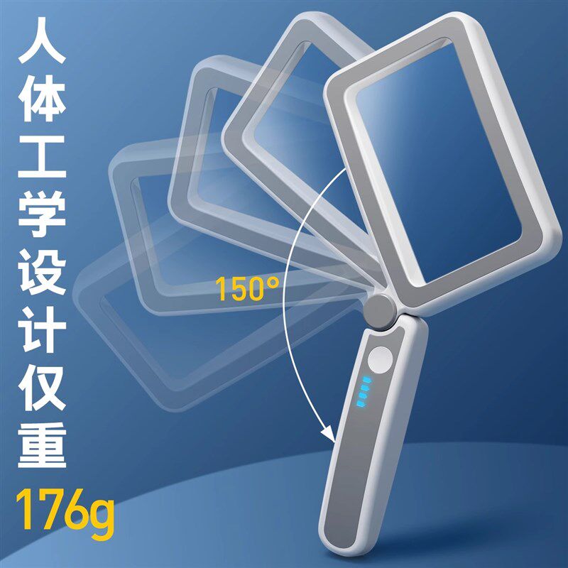 放大镜老人阅读高清100倍高清正品老人用看书看字专用手持折叠高