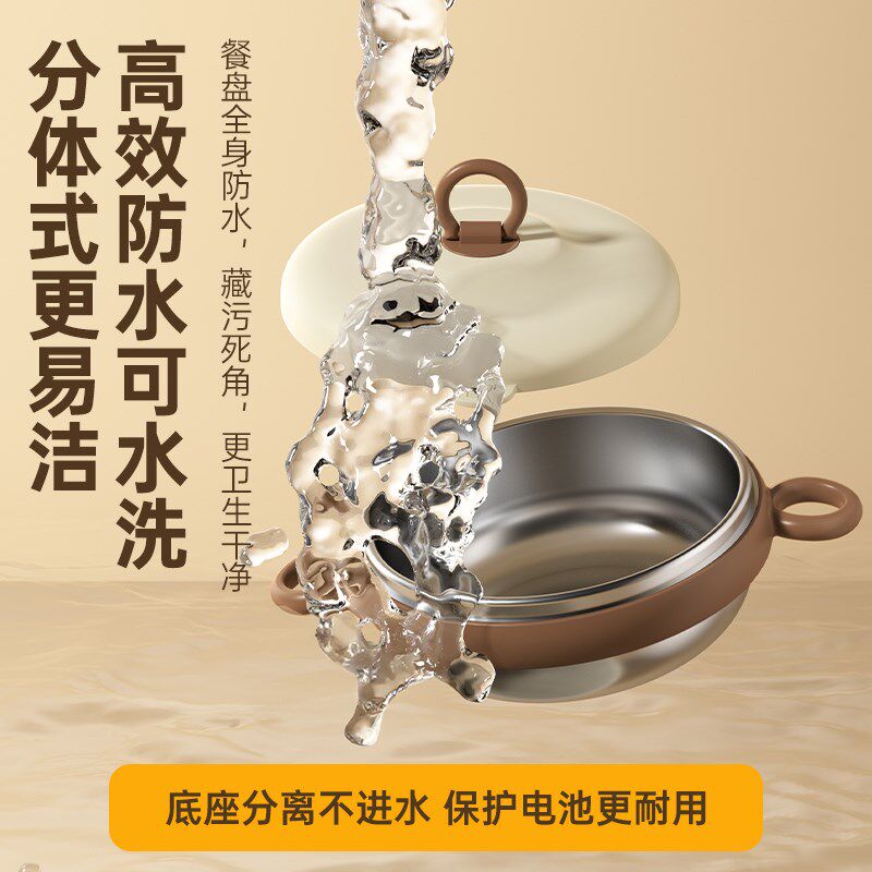 宝宝辅食碗婴儿专用硅胶餐盘吸盘式吃饭专用儿童辅食蒸碗注水保温