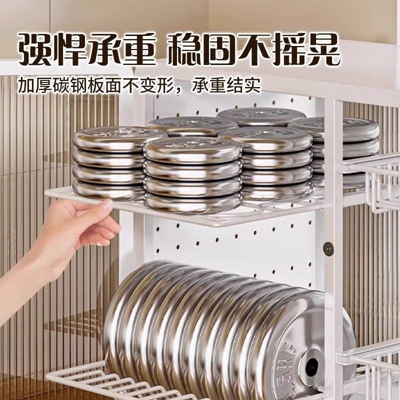 厨房碗碟收纳架台面家用放碗盘子碗筷置物架刀架子多功能沥水碗柜