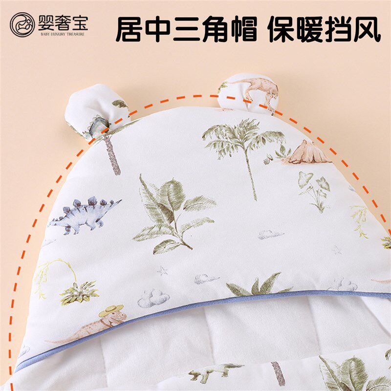新品上市 新生儿防惊跳襁褓睡袋春秋冬季薄/厚款抱被睡袋二合一