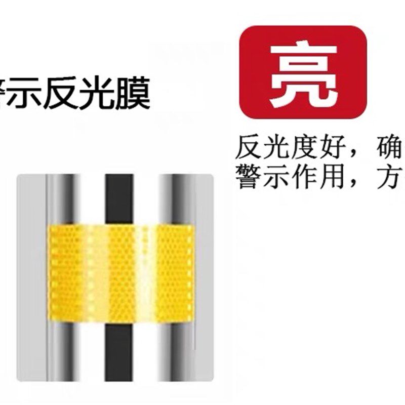 304不锈钢挡车警示柱路桩活动埋地安全防撞反光柱阻停车带锁路障