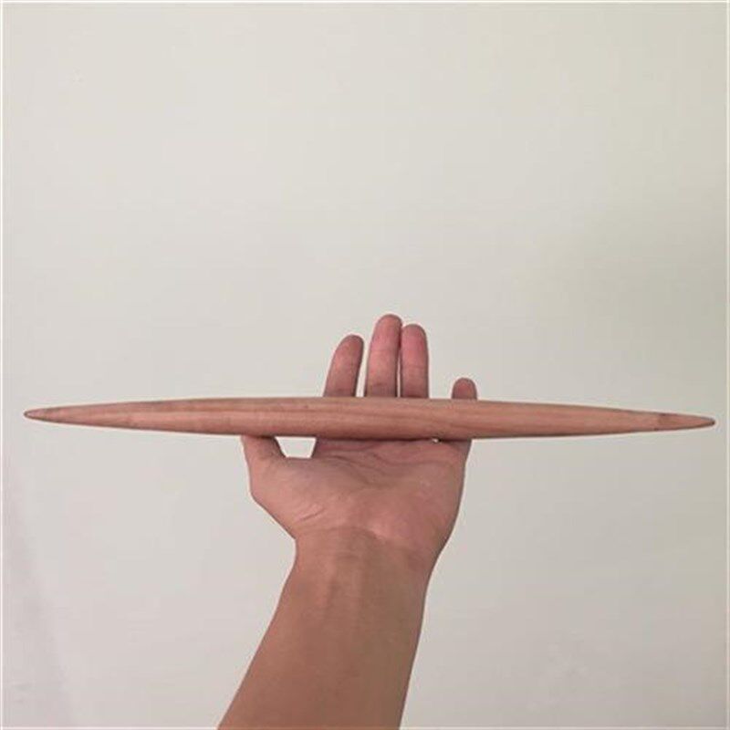实木家用饺子皮擀面杖两头尖擀面棒小笼包面条擀面棍尖头赶面棍杆