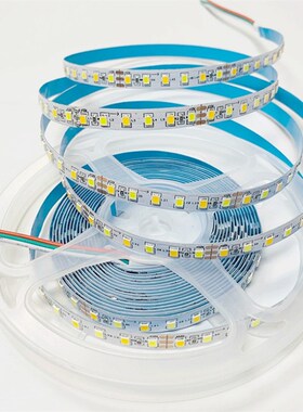 LED灯带2835双色温5V软灯条12V/24v白+暖白光调光调色120灯/180珠