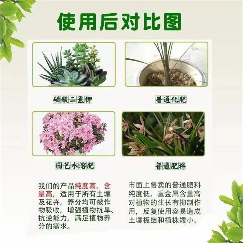 纯进口磷酸二氢钾农用原装新加坡叶面肥磷肥钾肥蔬菜果树包邮50斤