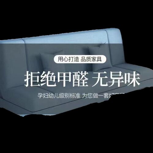 出租屋小户型沙发床一体两用可折叠床客厅懒人沙发床两用现代简约