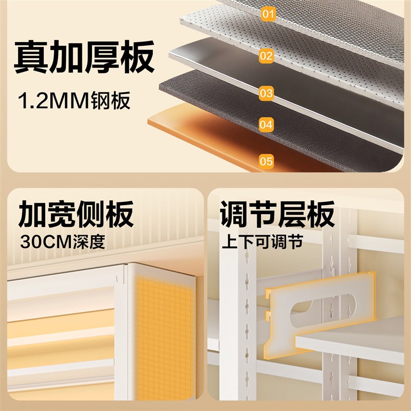 家用图书馆钢制书架落地置物架儿童储物架绘本架铁艺多层书柜