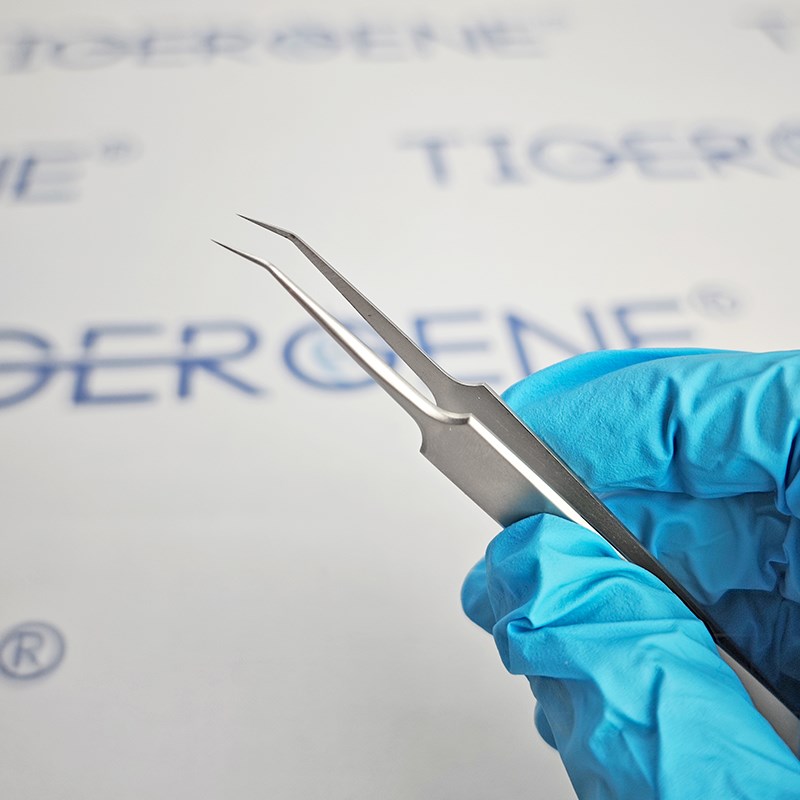 Tigergene 小动物超精细镊子 不锈钢显微镊大小鼠解剖镊组织镊