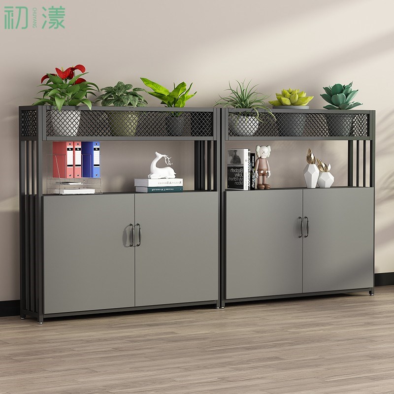 隔断花架矮柜办公室屏风置物架铁艺工位卡座装饰架餐厅围栏可移动