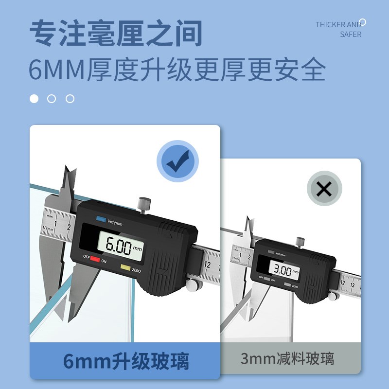 溪流缸金晶五线超白鱼缸小型客厅大型玻璃裸缸桌面生态造景水草缸