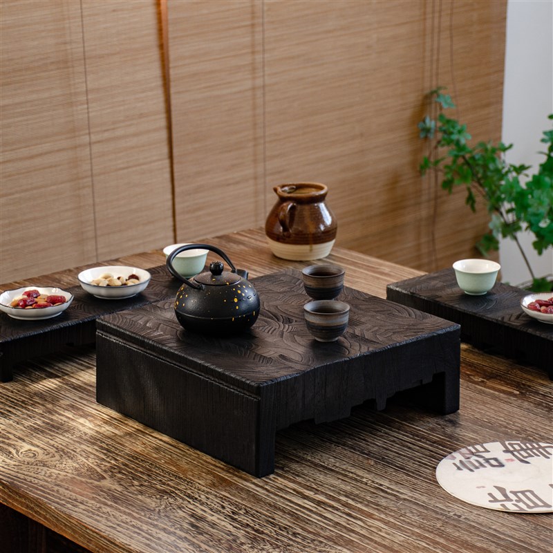 实木喝茶托盘玄关钥匙置物盘饰品展示收纳底座花瓶摆件托鱼缸摆台