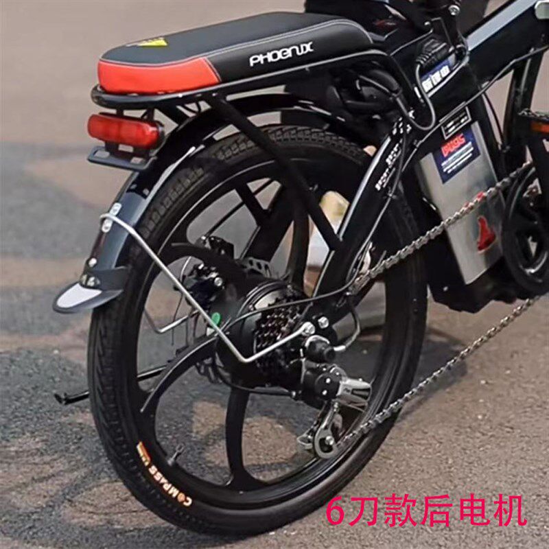 后轮毂电机16寸20寸48V350W400W500W折叠电动车电机纯铜芯铝合金