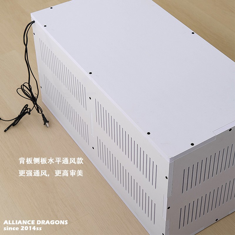 PCV爬宠饲养箱高密度共挤板爬箱超硬亮面宠物保温箱鬃狮蜥分隔箱