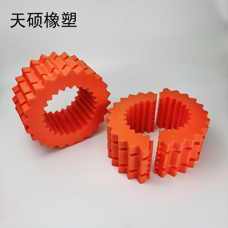 11HS齿轮连接盘弹性体10H马丁联轴器橡胶齿轮 H9聚氨酯齿轮缓冲垫