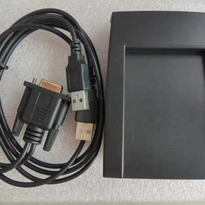 RFID门禁刷卡机13.56MHZ IC卡USB接口读卡器14443A串口协议读M1卡