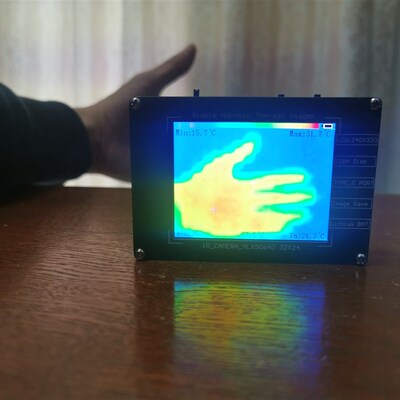 MLX90640 红外 DIY 红外热成像仪 温度探测 电子检修设备