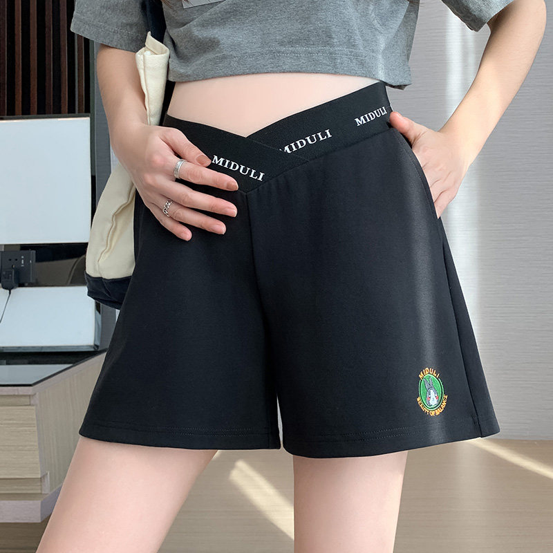 孕妇短裤夏季薄款外穿运动孕妇裤子打底阔腿低腰安全裤孕妇装夏装