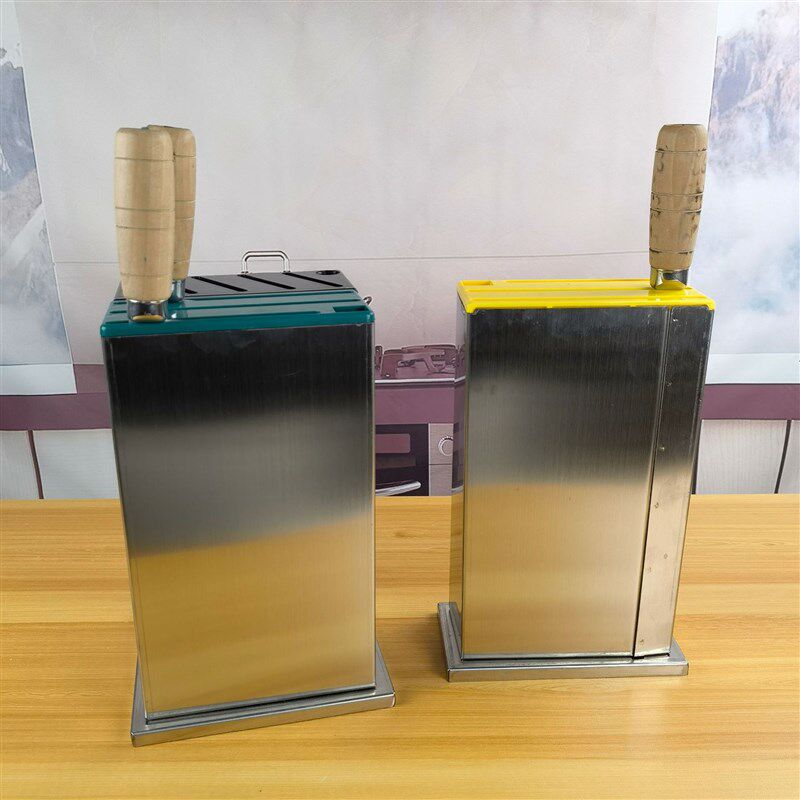 不锈钢刀架厨房刀箱置物架立式酒店大刀座菜刀盒商用多格水果刀箱