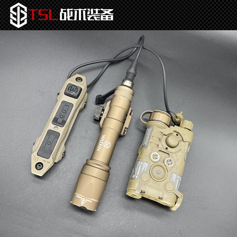 沃德森NGAL-L3激光指示器战术镭射电池盒M600C强光手电筒双控鼠尾