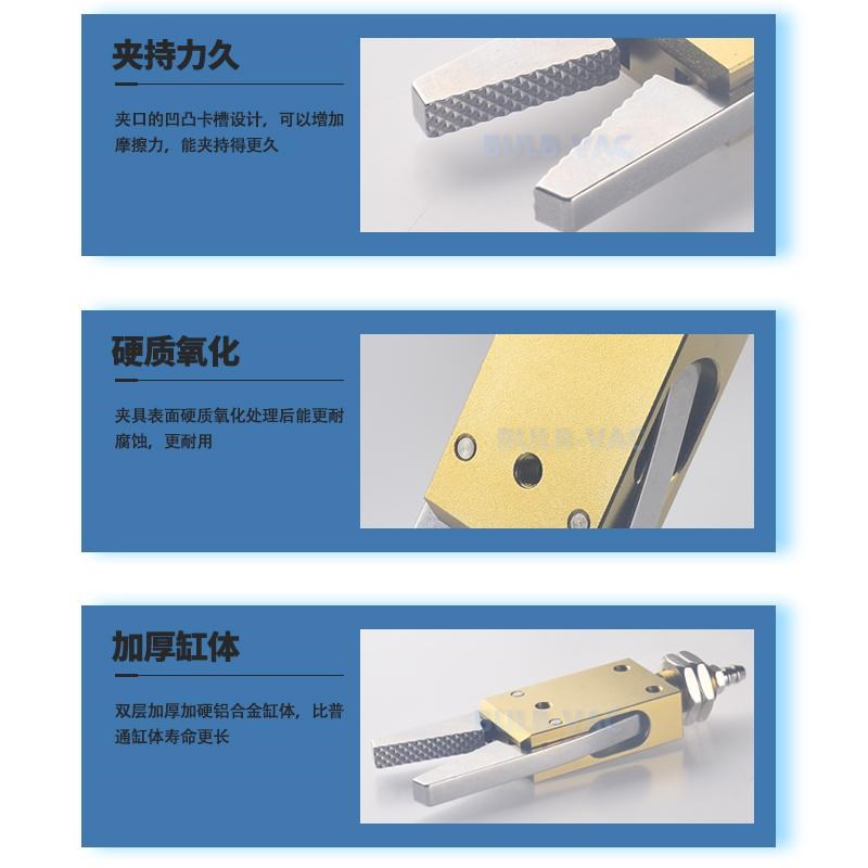 气动机械手具CHKEM112C带检测感应开关夹钳迷你水口气动夹夹具