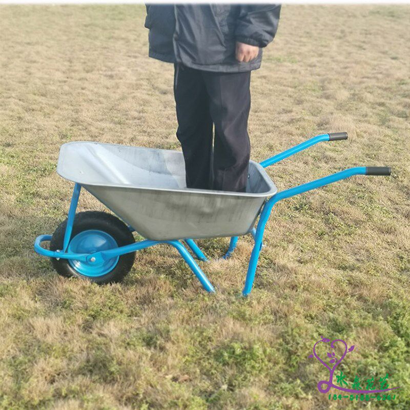 农用双轮车沙灰建筑工地手推翻斗人力车垃圾货石子车运输搬运包邮