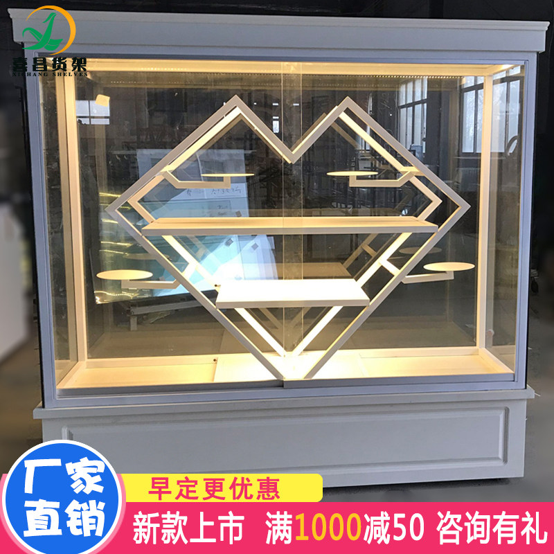 蛋糕店蛋糕模型柜展示架面包柜展示柜生日蛋糕样品柜玻璃商用橱窗