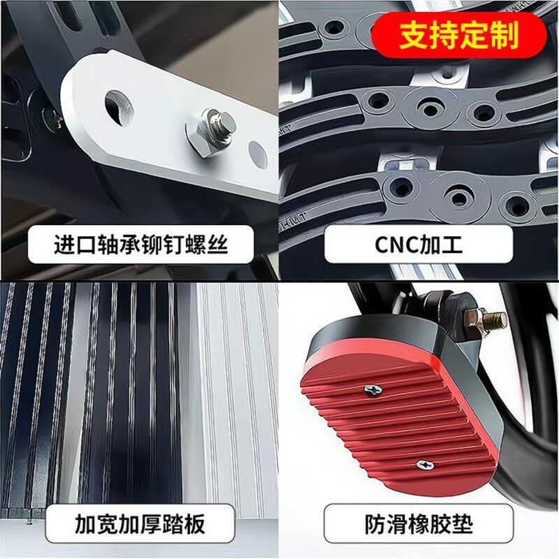 室外壁挂伸缩楼梯阁楼家用覆式折叠升降挂梯悬挂加厚平台消防梯子
