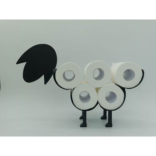动物厨房浴室收纳架 趣味造型站立壁挂纸巾手纸收纳架厂家货源