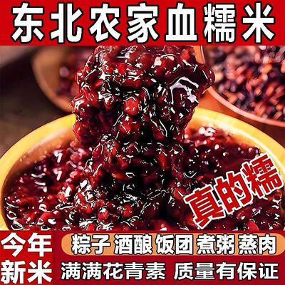 血糯米新米杂粮米做热奶宝饭团寿司包粽子煮粥紫米饼专用香甜软糯