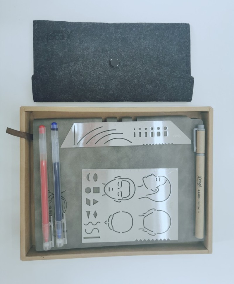 xcool发型绘图(效果版) 美发工具 教学 修剪 烫染 发型制图笔记