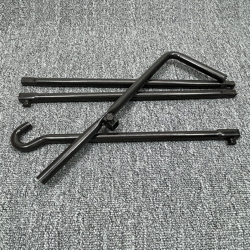 适用普拉多LC150霸道LC120备胎工具千斤顶摇把摇杆备胎链控制把手