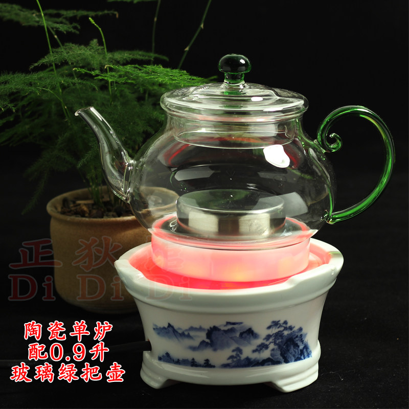 正稻陶然炉养生陶瓷炉煮茶玻璃壶 快速热电子功夫茶炉 泡茶炉包邮
