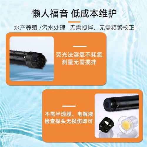 衡欣荧光法溶氧仪曝气池污水溶解氧鱼塘水产养殖溶氧仪检测86023