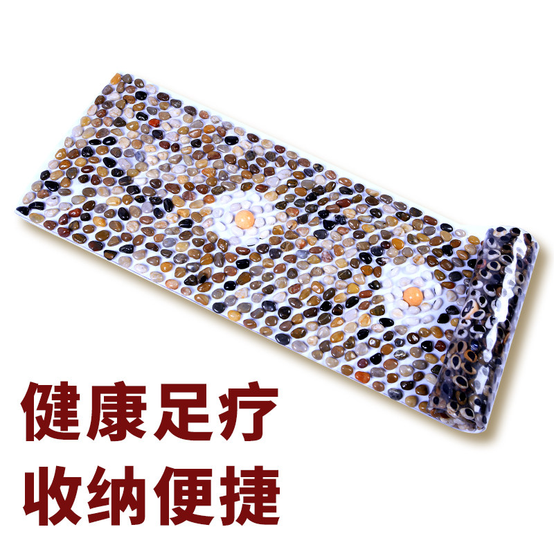 鹅卵石足底按摩垫庭院石子路足疗垫脚底走毯穴位踩脚垫指压板家用