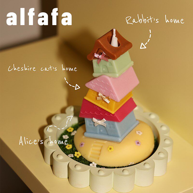 alfafa奇幻梦境系列复古花园风异形小众原创生日礼盒香薰蜡烛礼盒