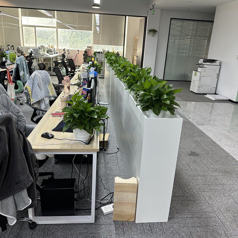 深圳矮柜花槽柜办公室隔断柜简约现代文件资料花草柜家具木质定制