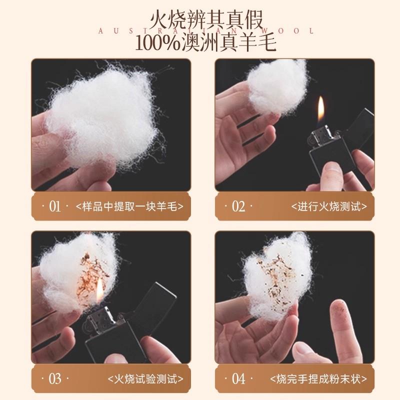 澳洲进口羊毛床垫软垫家用卧室保暖羊羔绒毯子垫被床褥子加厚冬季
