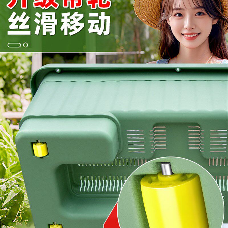 长方形花盆家用阳台种菜专用盆室外超大号塑料户外庭院楼顶种植箱