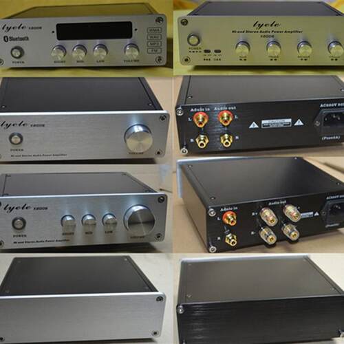 X2006 迷你全铝功放机箱 音调箱 DAC/前级主机壳203*60*170MM