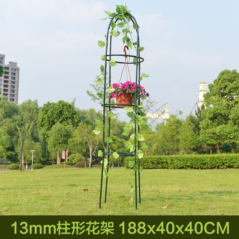 立柱花架爬藤架园艺支架植物攀爬架铁艺支柱室内外月季铁线莲葡萄图片